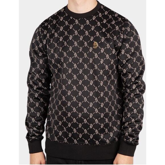 Luke Other - Luke Sport Gazzas Tears Regular Fit Long Sleeve Sweatshirt - Merlot Size M